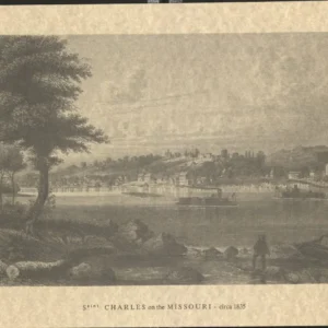 Print (Sepia): Saint Charles on the Missouri