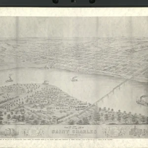 Print, St. Charles Sketch circa 1869